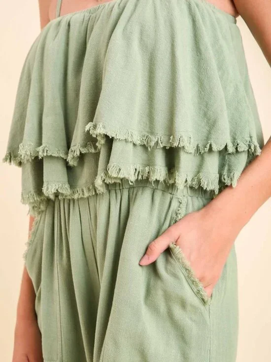 UMGEE Casual Sage Jumpsuit - large - Picture 2 of 4